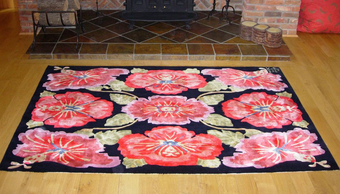 Orchid, a unique rug commission